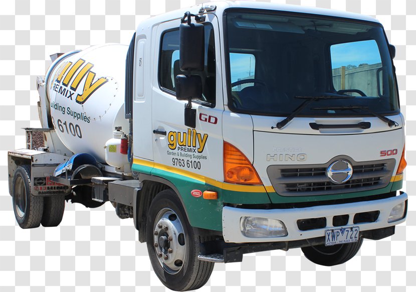 Gully Garden & Building Supplies Premix Ferntree Road LDV - Concrete Truck Transparent PNG