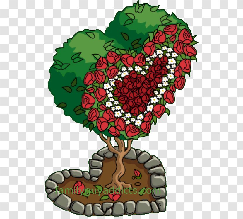 Tree Topiary Valentine's Day Red Leaf - Heart Transparent PNG