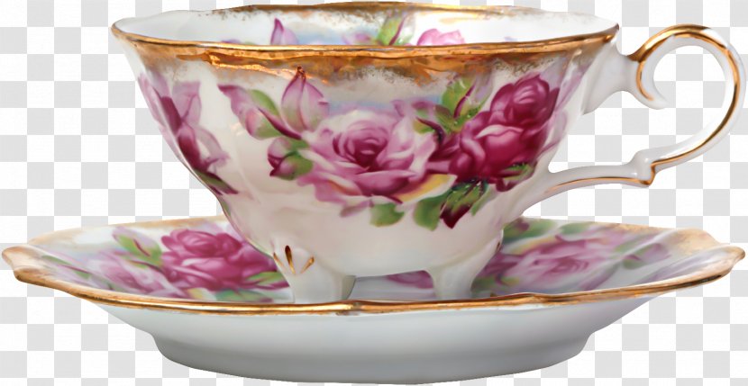 Teacake Tea Party Scone Teacup - Serveware - Continental Rose Print Mug Transparent PNG