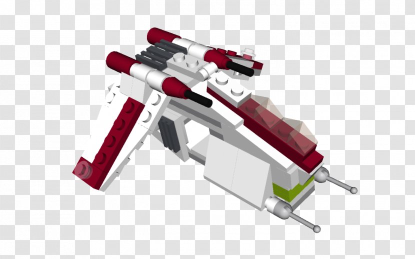 LEGO Product Design Line - Red - Gunship Transparent PNG