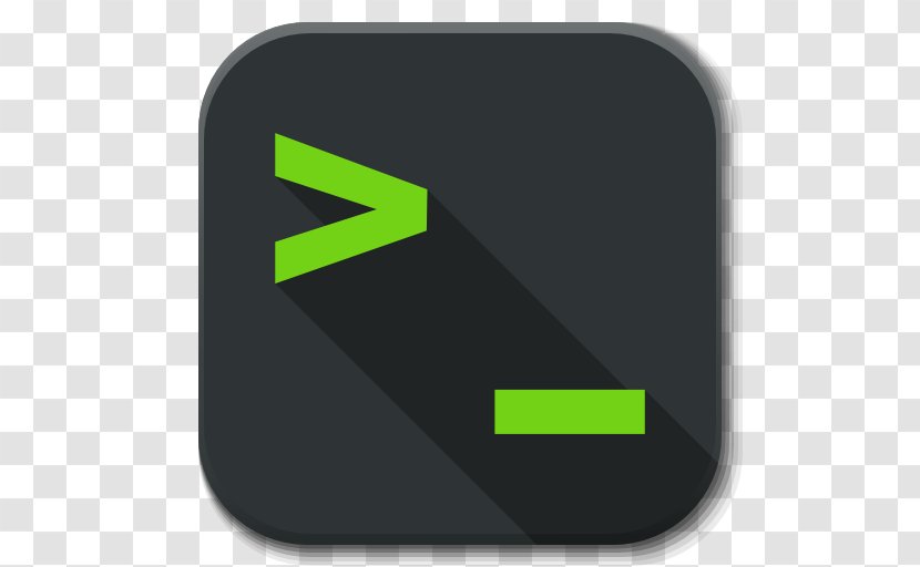 Angle Brand Green - Gnome Terminal - Apps Pc 104 Transparent PNG