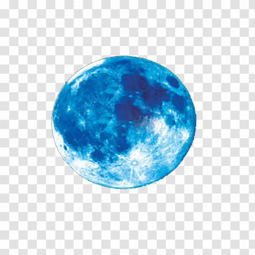 Earth Blue Moon Month - Planet Transparent PNG