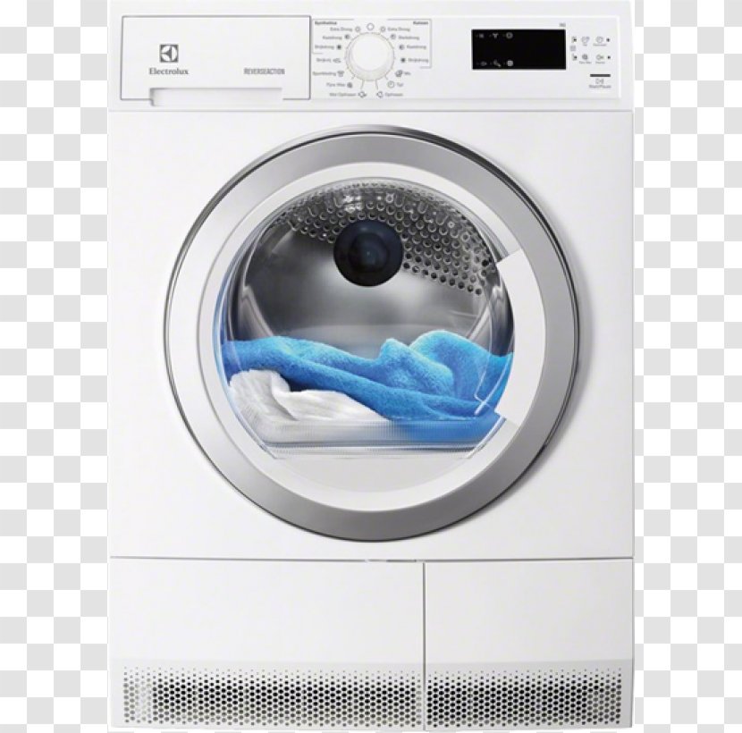 Clothes Dryer Electrolux Heat Pump AEG Hotpoint - Cartoon Washing Machine Transparent PNG