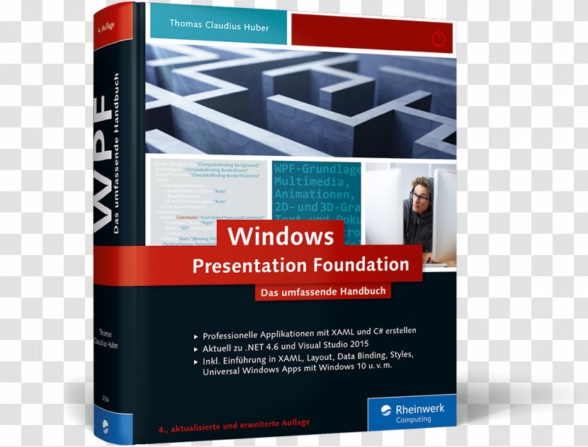Entwurfsmuster: Das Umfassende Handbuch Windows Presentation Foundation C# Forms Extensible Application Markup Language - Multimedia - Book Transparent PNG
