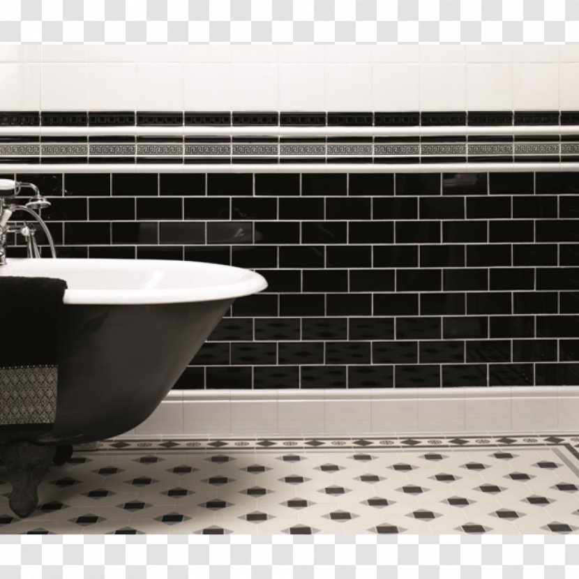 Victorian Era Tile Mosaic Floor Bathroom - Design Transparent PNG