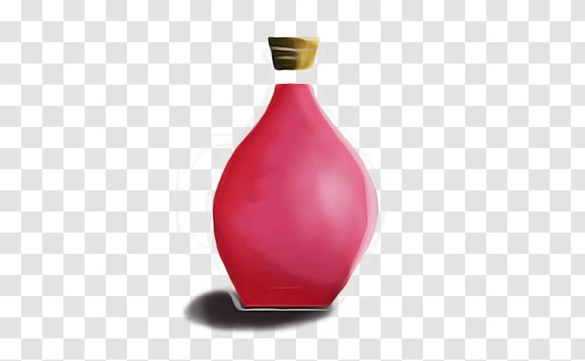 Glass Bottle Design - Pink - Artifact Magenta Transparent PNG