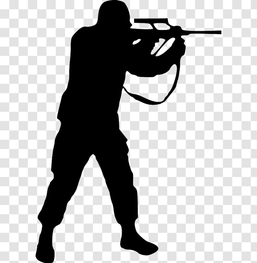 Soldier Shooting Gun Clip Art - Watercolor Transparent PNG