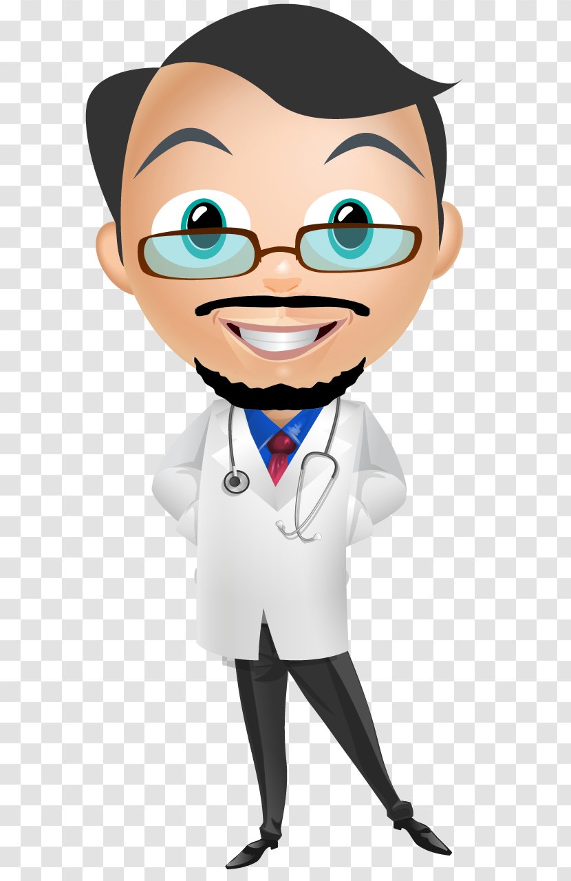 Physician Clip Art - Watercolor - Caricature Transparent PNG