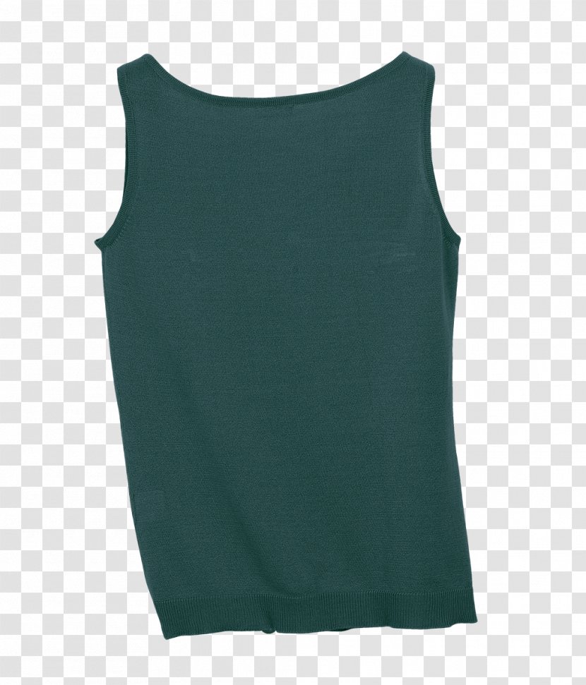 Gilets Sleeveless Shirt Shoulder Green - Aqua - Farn Transparent PNG