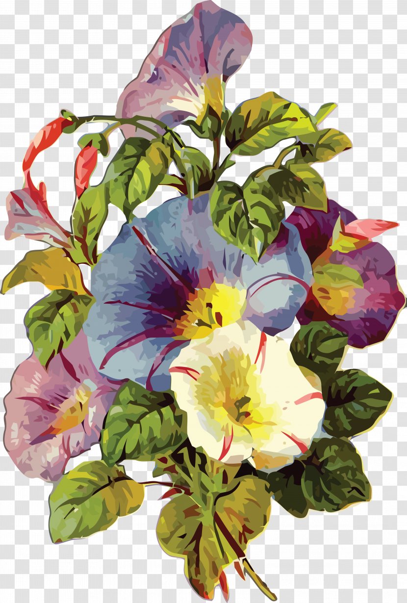 Flower Vintage Clothing Designer Clip Art - Botanical Transparent PNG