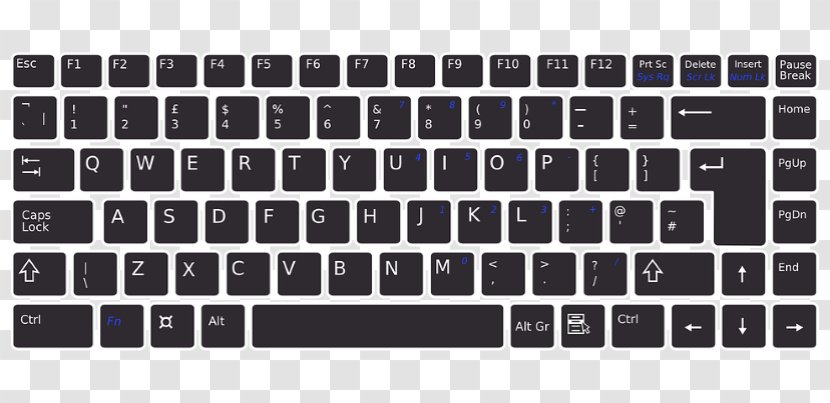Laptop Computer Keyboard MacBook Pro Air Protector - Electronic Device Transparent PNG