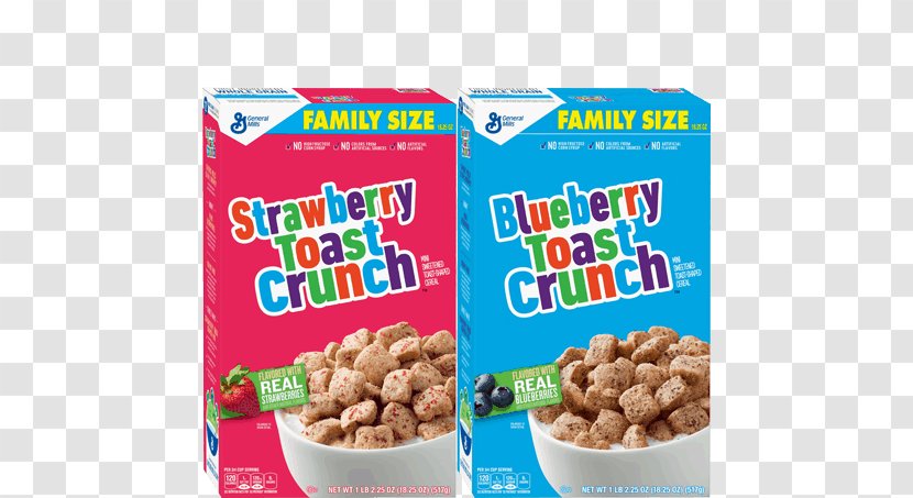 Breakfast Cereal Cinnamon Toast Crunch Reese's Puffs General Mills Lucky Charm - Strawberry - Cash Coupons Transparent PNG