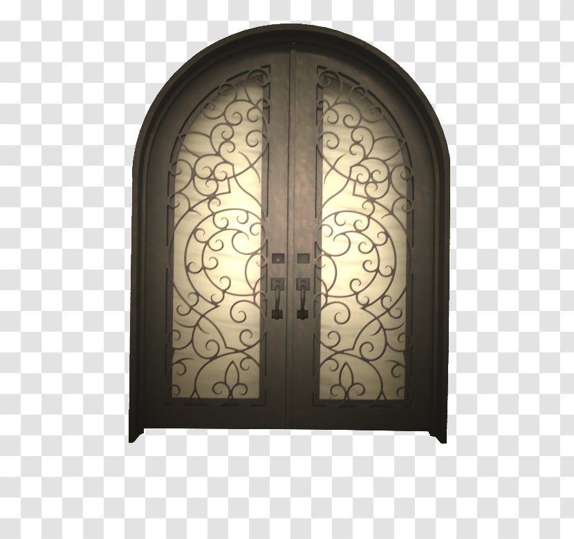 Window Wrought Iron Door Transom - Fence Transparent PNG