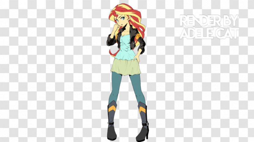 Sunset Shimmer Rainbow Dash DeviantArt Pony - Flower - Renderings Vector Transparent PNG