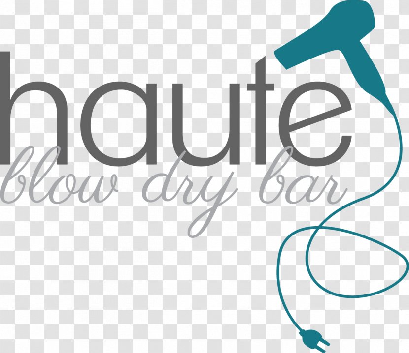 Logo Haute Blow Dry Bar Person Wrts - Area Transparent PNG