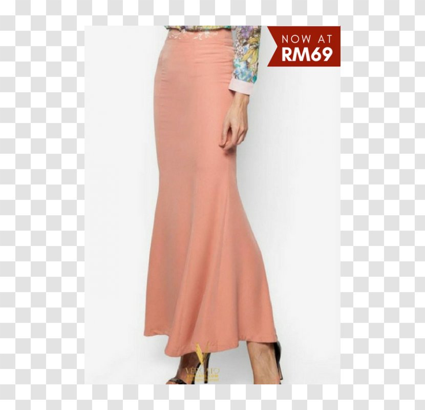 Waist Skirt Peach - Mermaid Pink Transparent PNG