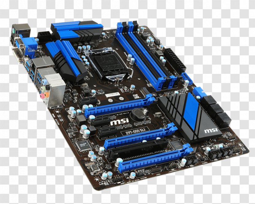 Intel LGA 1150 Motherboard MSI ATX Transparent PNG