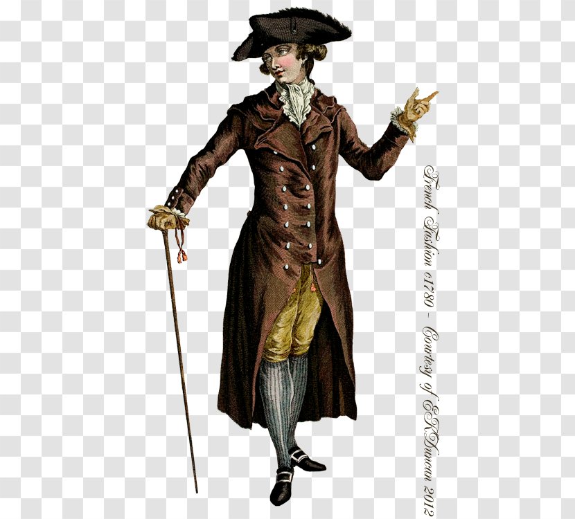 18th Century 1700s 1780s France Costume Transparent PNG