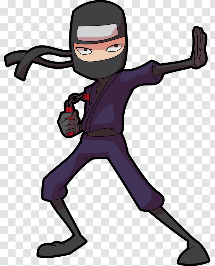 Ninja Shuriken Nunchaku Sword Clip Art Transparent PNG