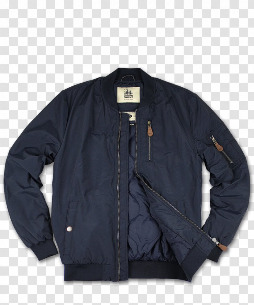 Flight Jacket Navy Blue Outerwear Coat - Suit - Bomber Transparent PNG