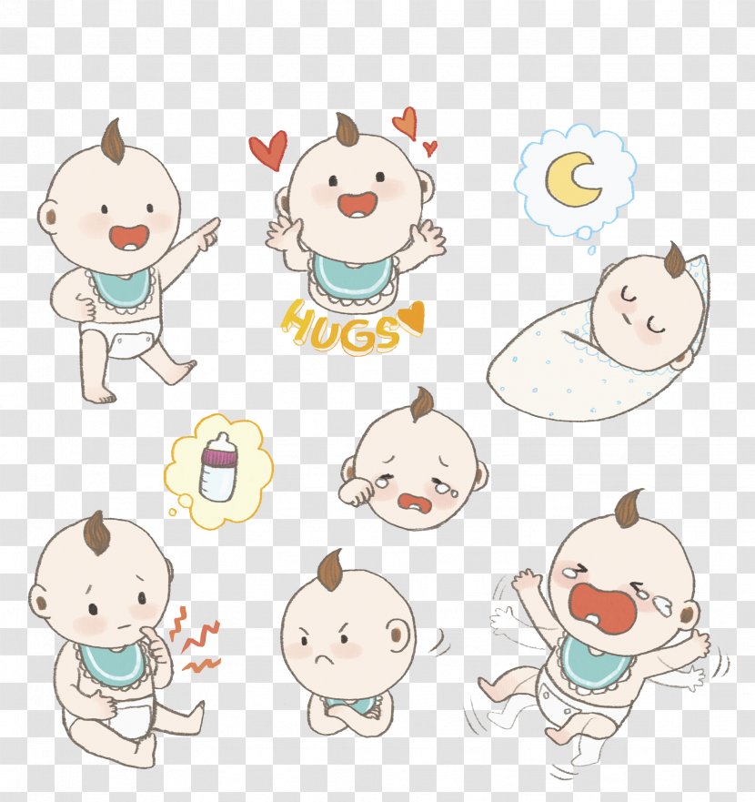 Infant Crying Child - Lovely Baby Transparent PNG