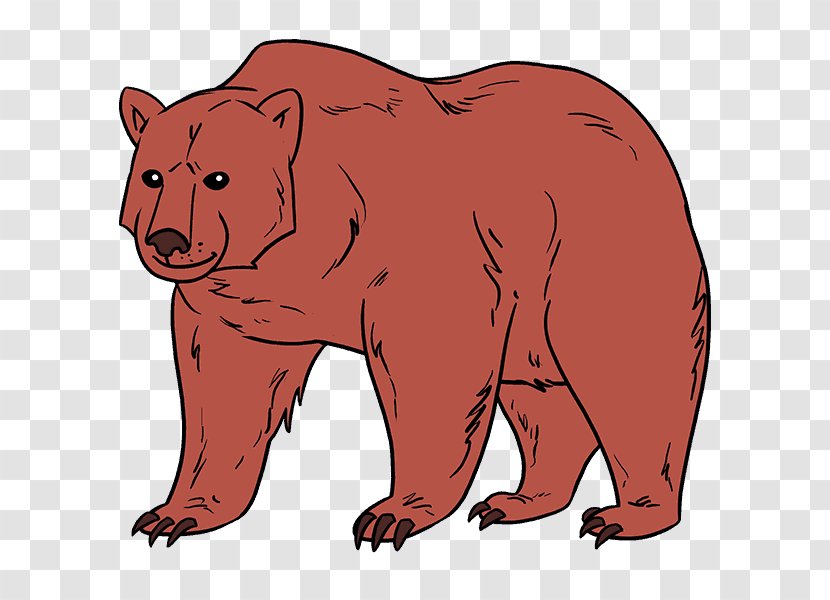 Grizzly Bear Giant Panda Drawing Image - Fictional Character Transparent PNG