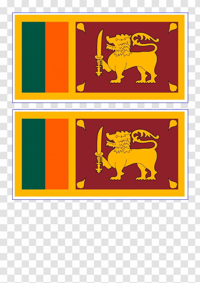 Flag Of Sri Lanka National Palk Strait - Dachshund And Transparent PNG