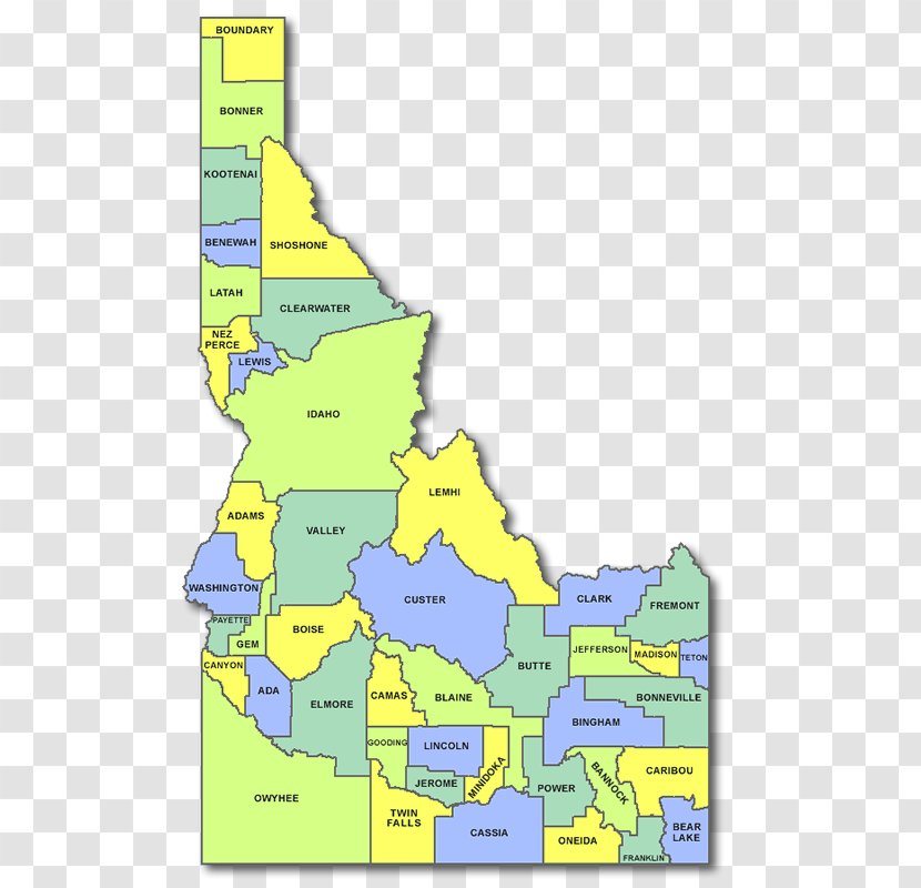 Idaho County, World Map Louisiana - Fips County Code Transparent PNG