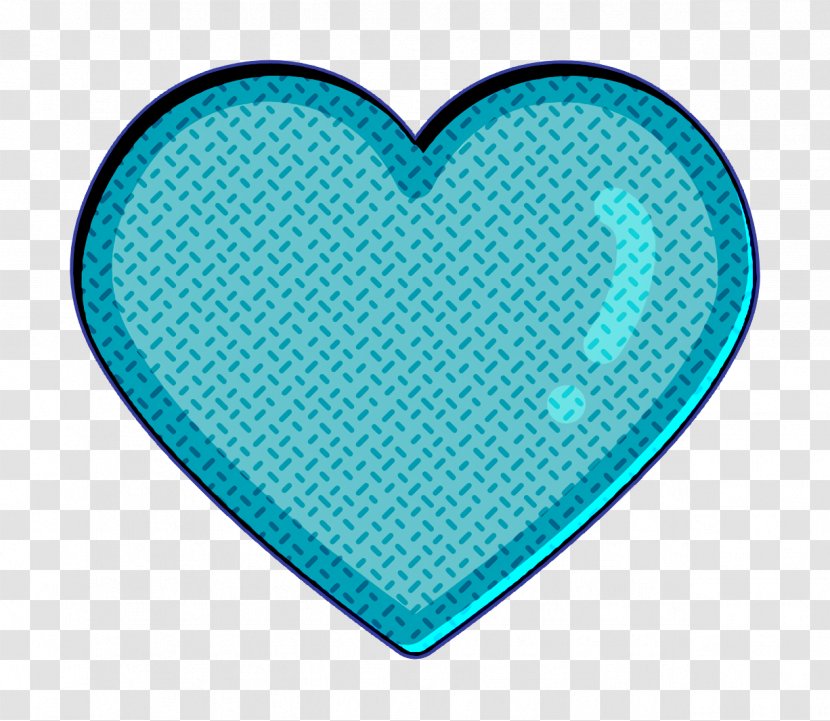 General Icon Heart Beat - Rate - Azure Green Transparent PNG