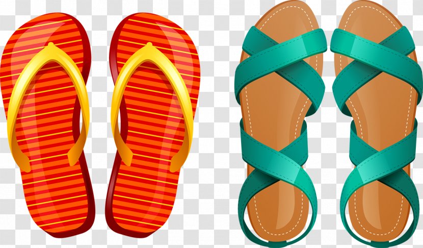 Flip-flops Shoe Slipper Sandal Footwear - Slippers Sandals Transparent PNG