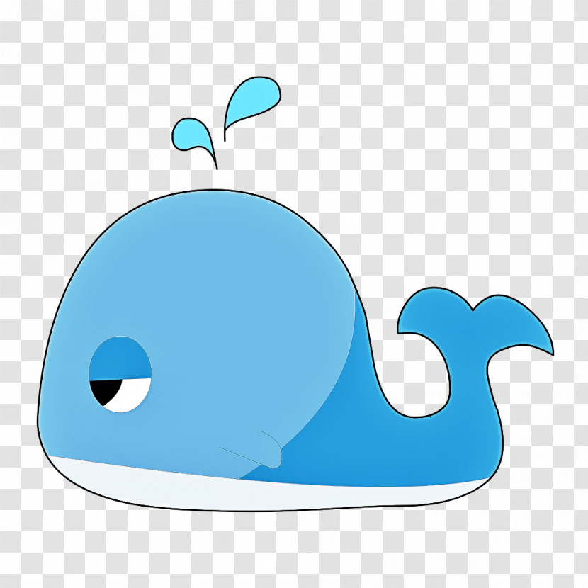 Blue Turquoise Whale Cetacea Aqua Transparent PNG