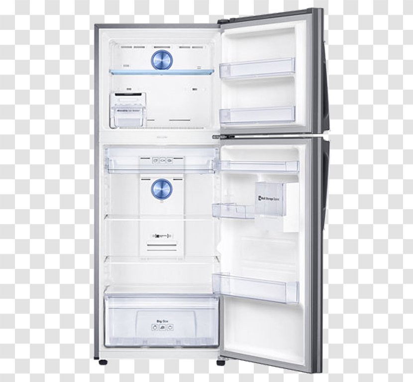 Refrigerator Auto-defrost Inverter Compressor Samsung Twin Cooling Plus 471L - Major Appliance - Double Door Transparent PNG