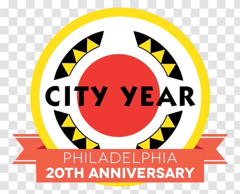 Beech Street School City Year Philadelphia AmeriCorps - Sign - Anniversary Logo Transparent PNG