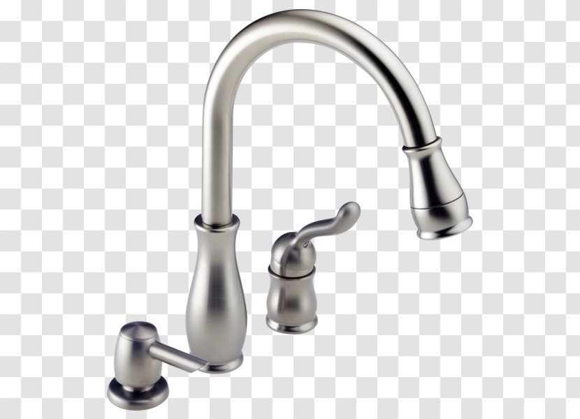 Faucet Handles & Controls Kitchen Baths Shower Stainless Steel - Delta Air Lines - Colonial Farmhouse Design Ideas Transparent PNG