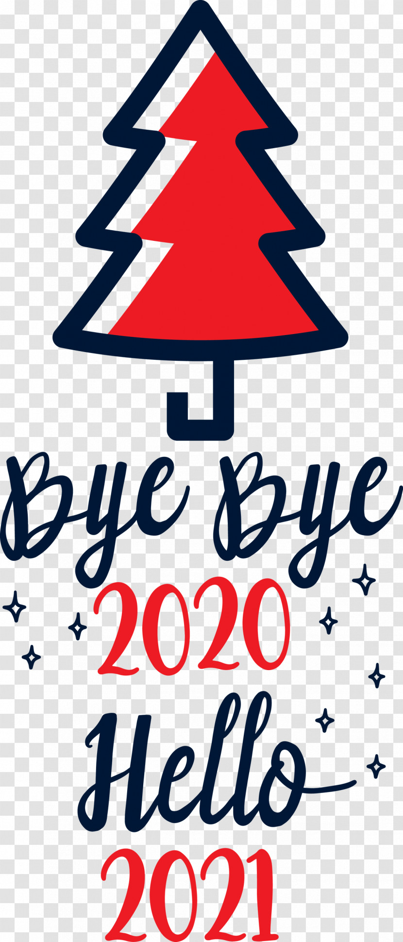 Hello 2021 Year Bye Bye 2020 Year Transparent PNG