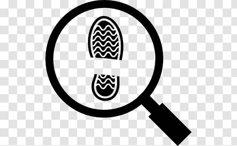 Magnifying Glass Footprint Printing Magnifier Transparent PNG