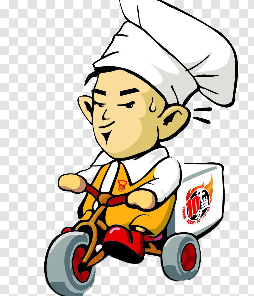 Restaurant Online Food Ordering - Recreation - Courier Delivery Boy Cartoon Chef Transparent PNG