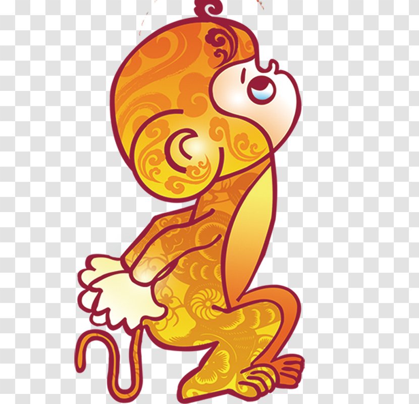 Bainian U5e74u8ca8 Clip Art - Organism - Golden Monkey Transparent PNG