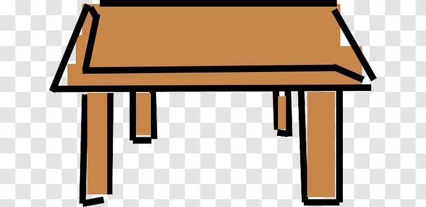 Table Desk Clip Art - Center Transparent PNG