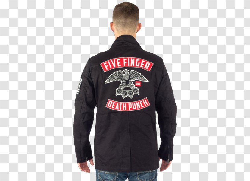 Hoodie Five Finger Death Punch T-shirt Jacket Sleeve - And Justice For None Transparent PNG