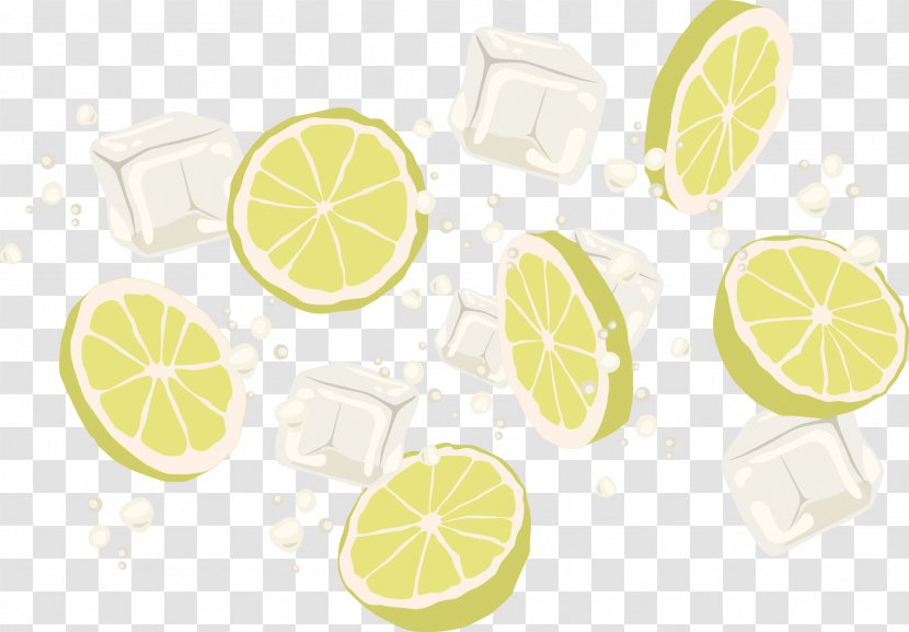 Juice Lemon Iced Tea Drink - Lime - Vector Painted Transparent PNG