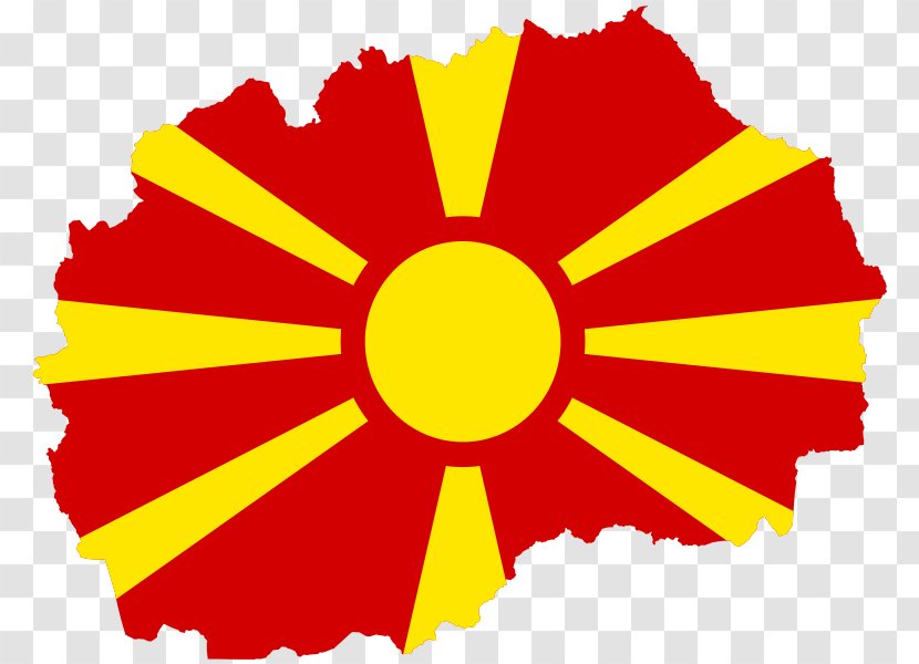 Flag Of The Republic Macedonia Socialist Map - Area Transparent PNG
