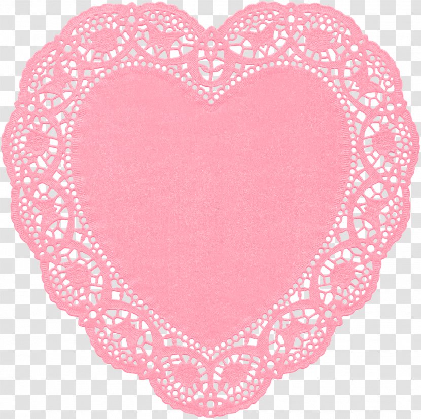 Scrapbooking Paper Picture Frames - Heart - Lace Material Transparent PNG