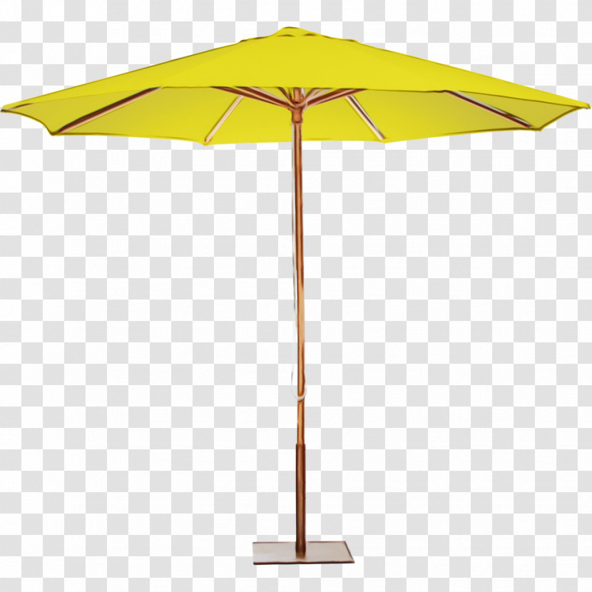 Umbrella Shade Yellow Table Furniture Transparent PNG