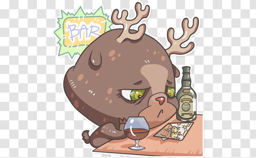 Reindeer Clip Art Illustration Carnivores Transparent PNG