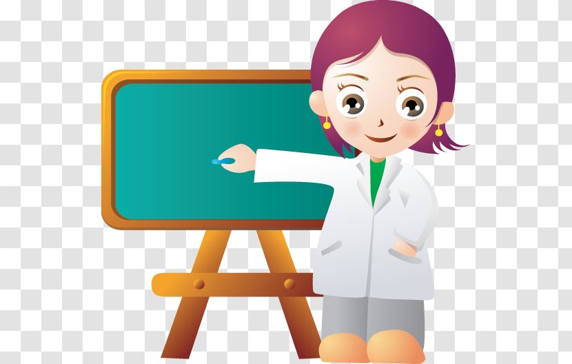 Teacher Cartoon Drawing - Hand Transparent PNG