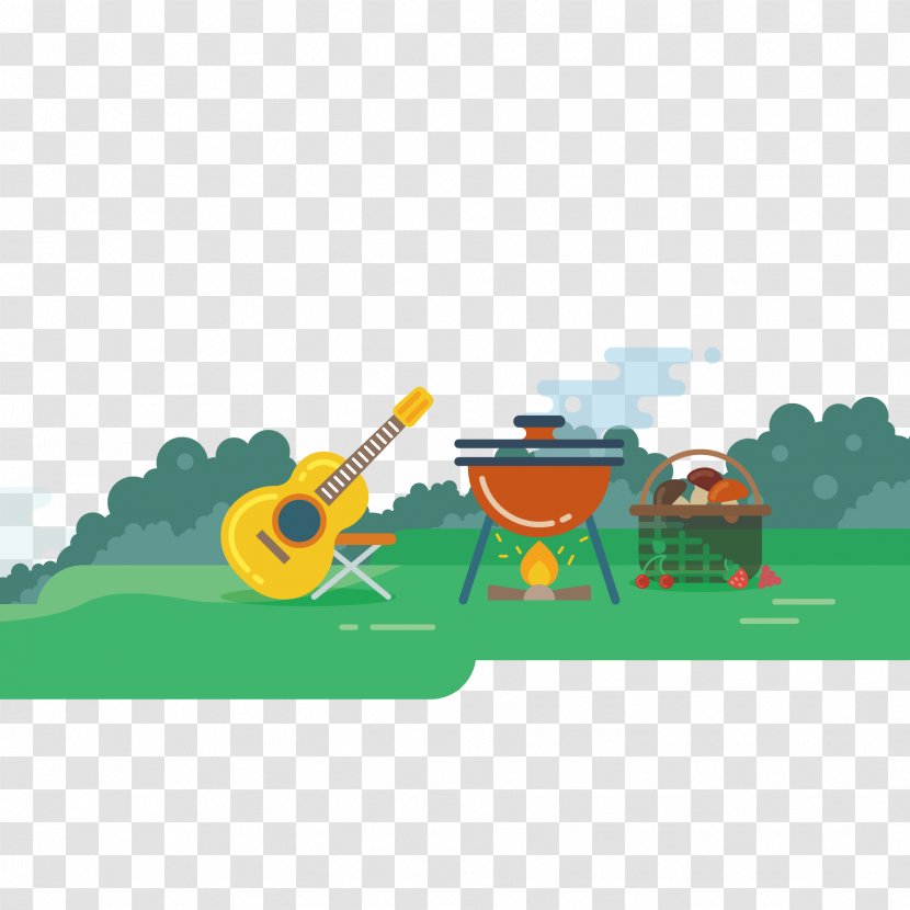 Barbecue Picnic Vector Graphics Food Party - Grass - Field Transparent PNG