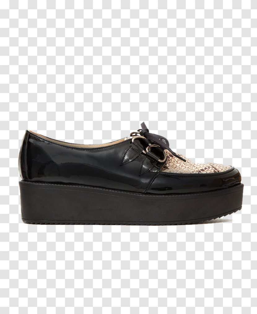 Slip-on Shoe Dress Derby Leather - Black - Indirim Transparent PNG