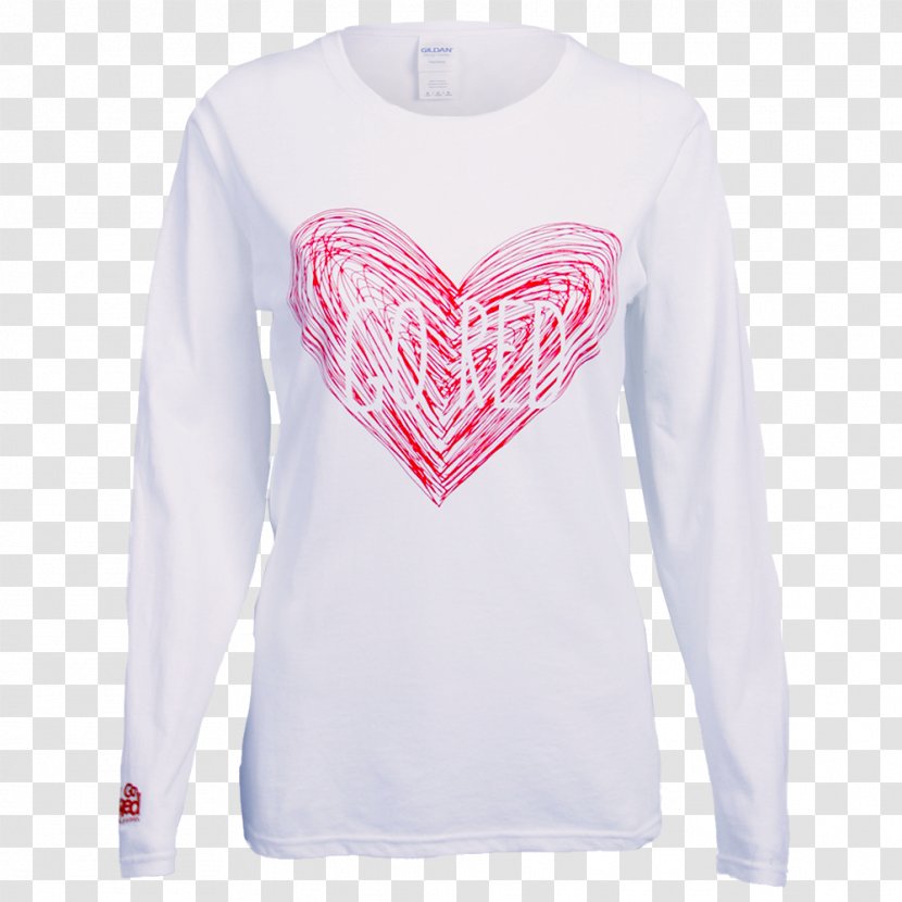 Long-sleeved T-shirt Bluza Outerwear - Heart Transparent PNG