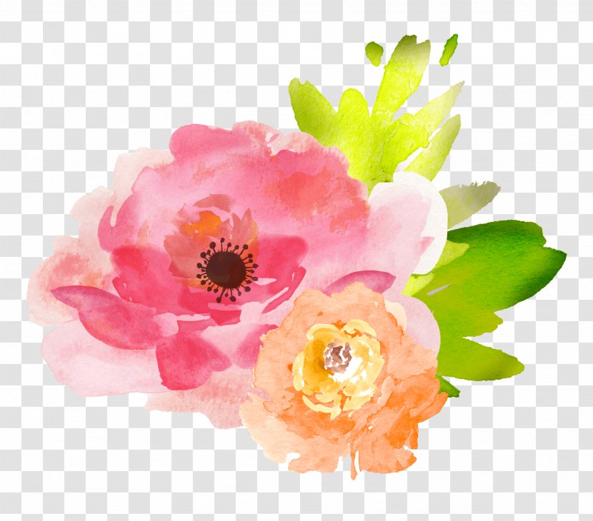 Watercolor: Flowers Watercolour Watercolor Painting Transparent Clip Art -  Peony - Flower Transparent PNG